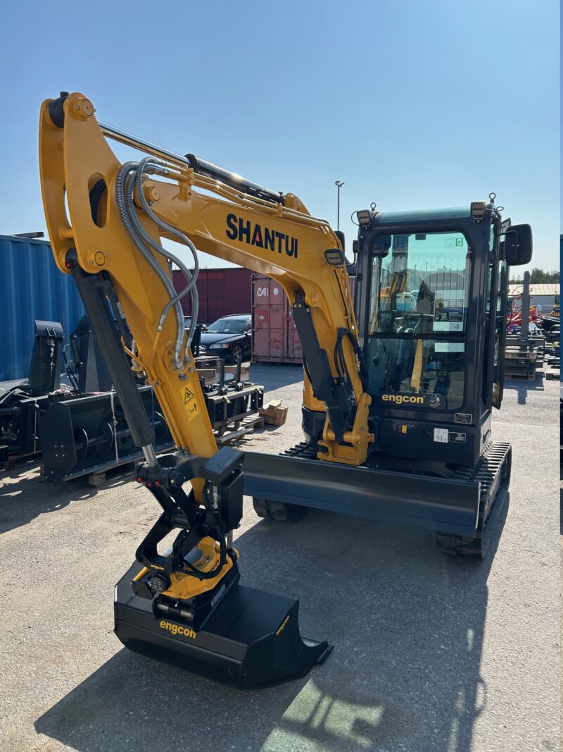 Shantui SE36SR Engcon rotortilt + skoppaket - Bild 3