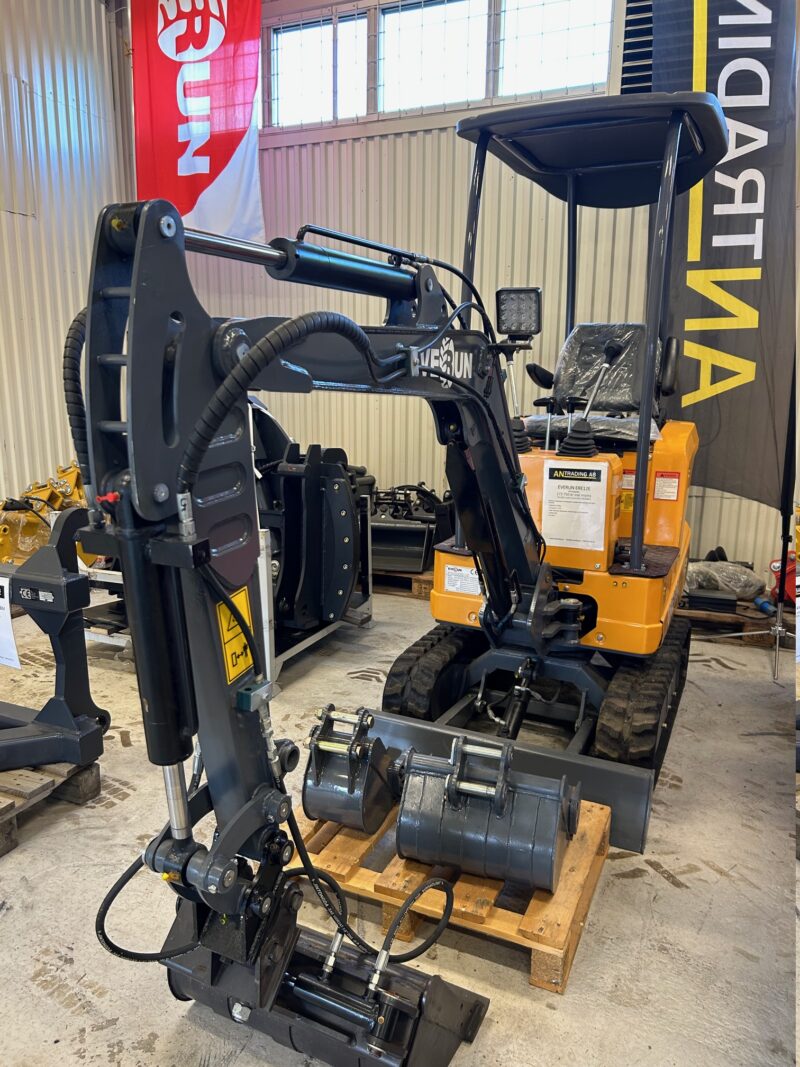 EVERUN ERE12E elektrisk minigrävare REA Fri frakt - Image 3